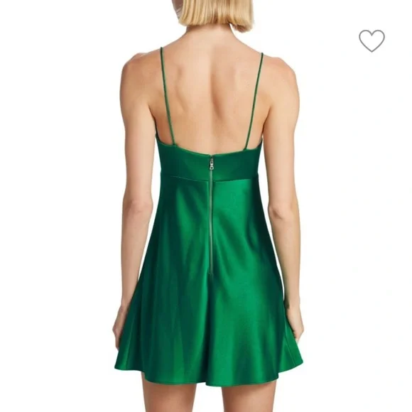 Alice + Olivia BRAND NEW WITH TAGS Julietta Satin Mini Slip Dress - Picture 2 of 5